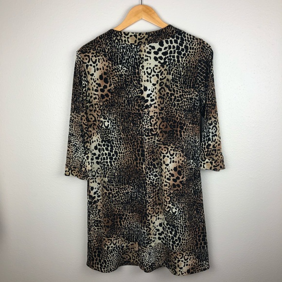 Chico Leopard Print Dress - Picture 2 of 7